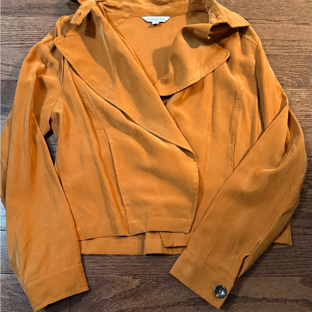 Chic Orange Blazer by Calvin Klein